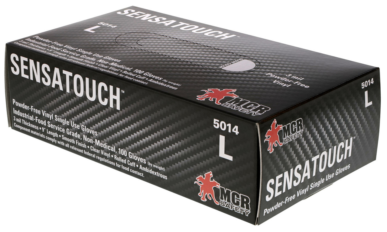 5014 - Clear Disposable Vinyl Gloves