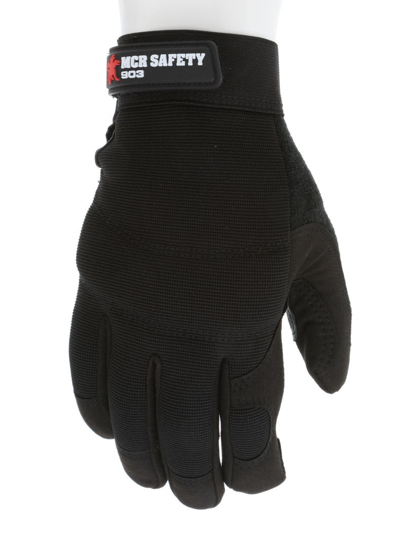 903 - Leather Padded Palm Mechanics Work Gloves