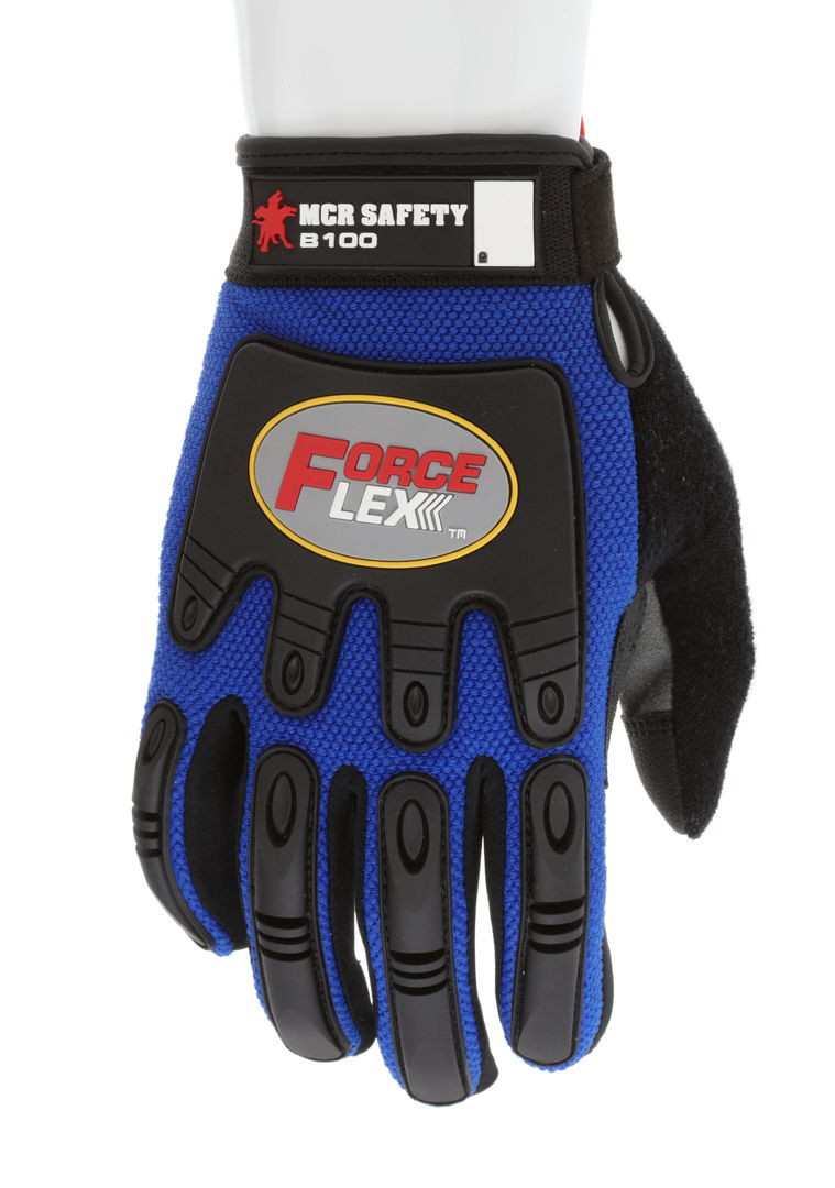 B100 - Mechanics Work Gloves with TPR Back