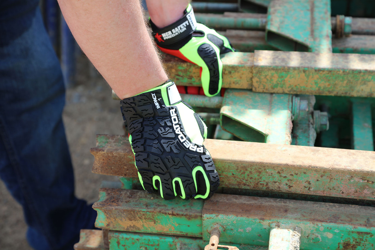 PD2901 - Mechanics Work Gloves TPR Back