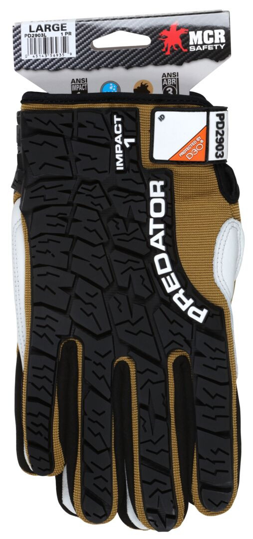 PD2903 - Mechanics Work Gloves TPR Back
