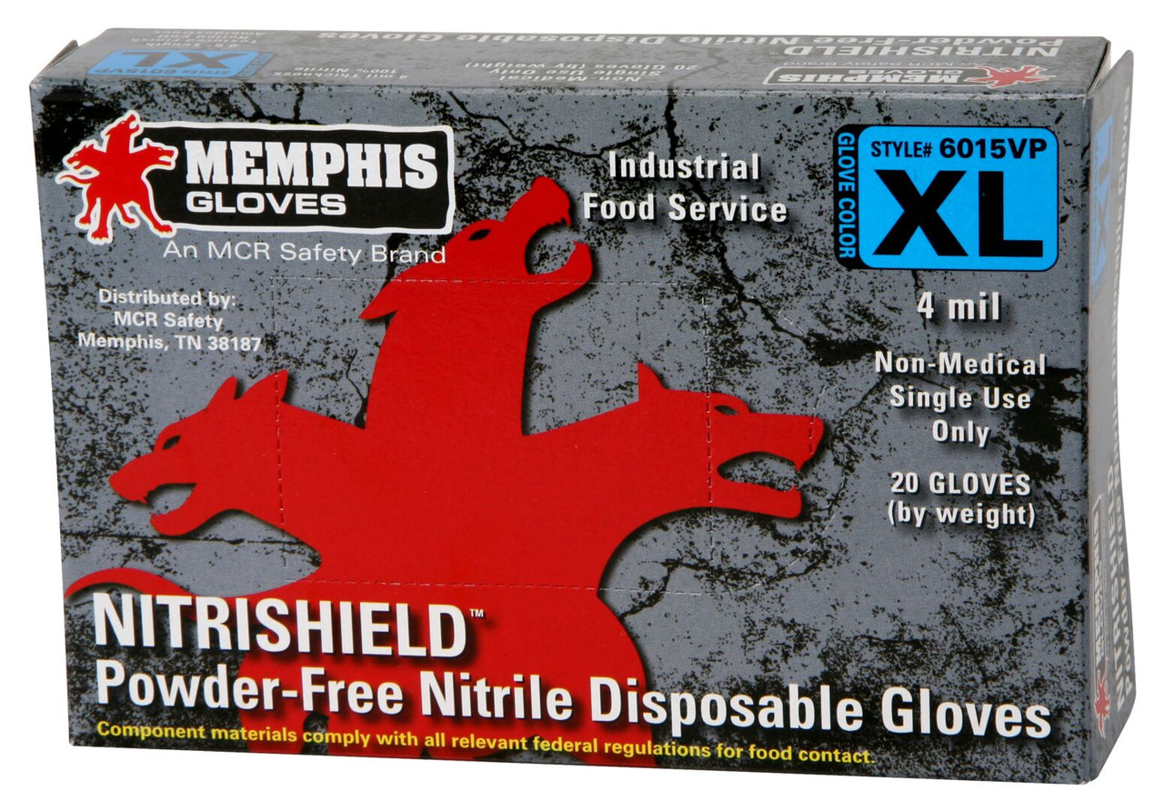 VP6015 - Disposable Gloves - Blue Nitrile