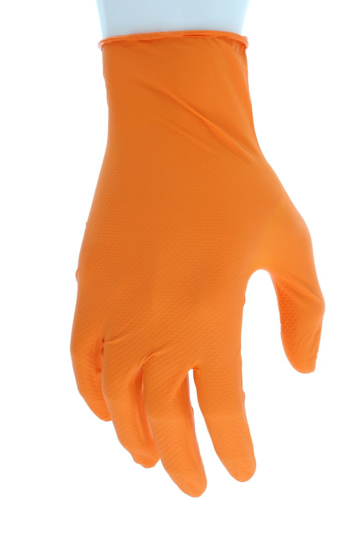 6016O - Powder Free Orange Disposable Nitrile Gloves