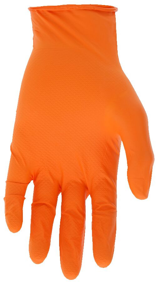 g*1様 セノーテ　オレンジセラコート 6016O - Powder Free Orange Disposable Nitrile Gloves