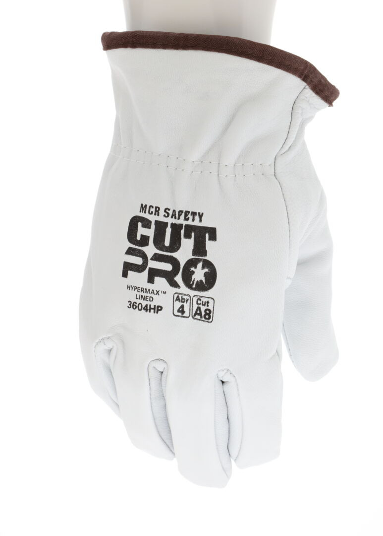 3604HP - Goatskin Leather Drivers Work Gloves Cut Resistant