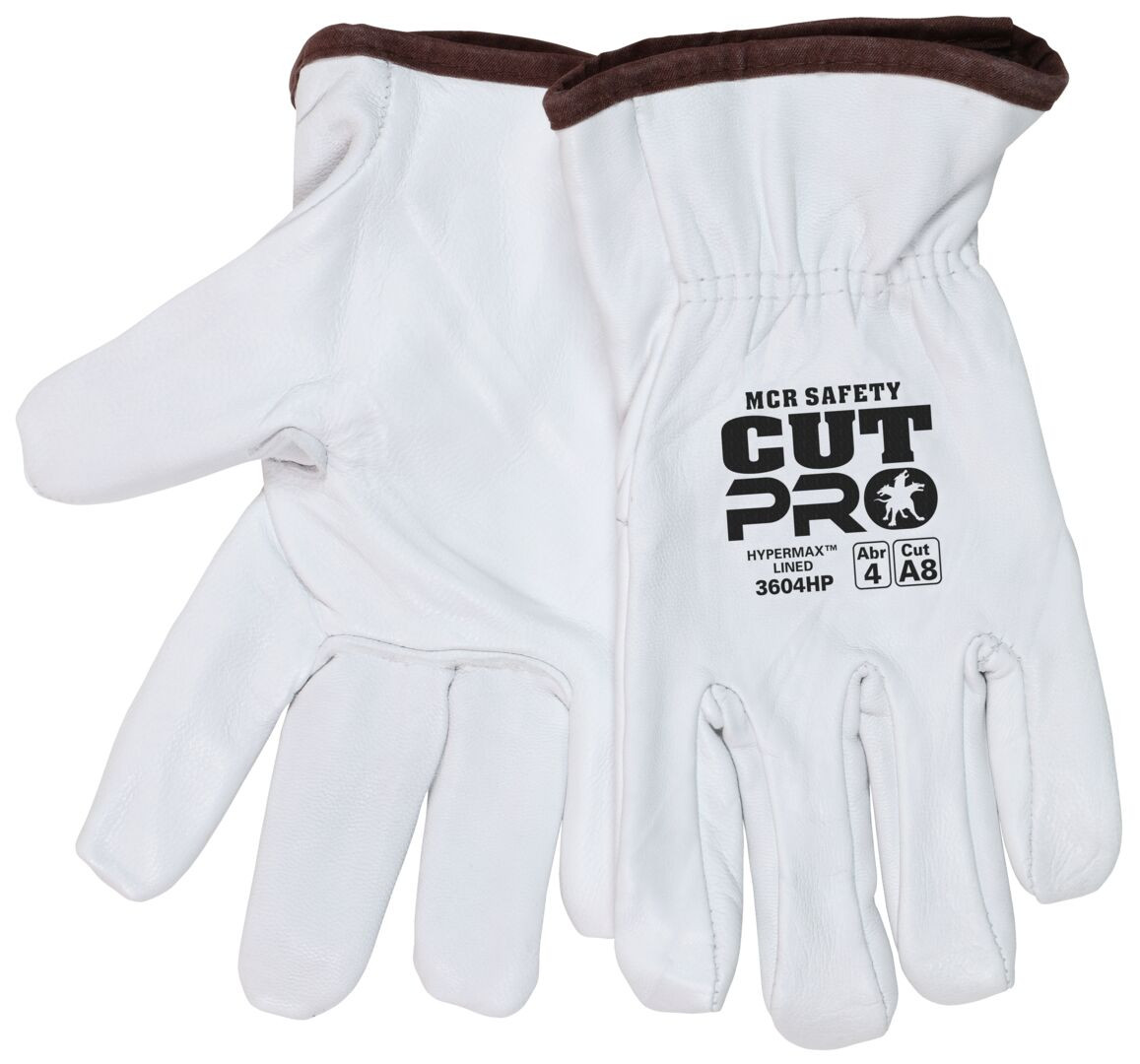 3604HP - Goatskin Leather Drivers Work Gloves Cut Resistant