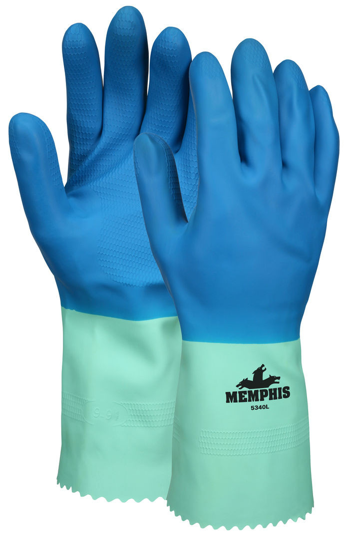 5340 - Flock Lined Nitrile Latex Gloves