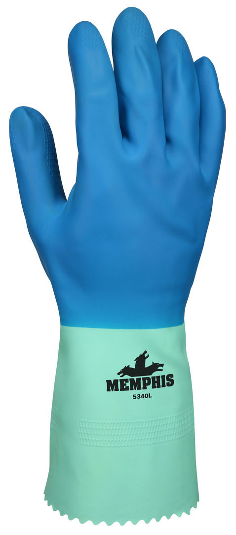 5340 - Flock Lined Nitrile Latex Gloves