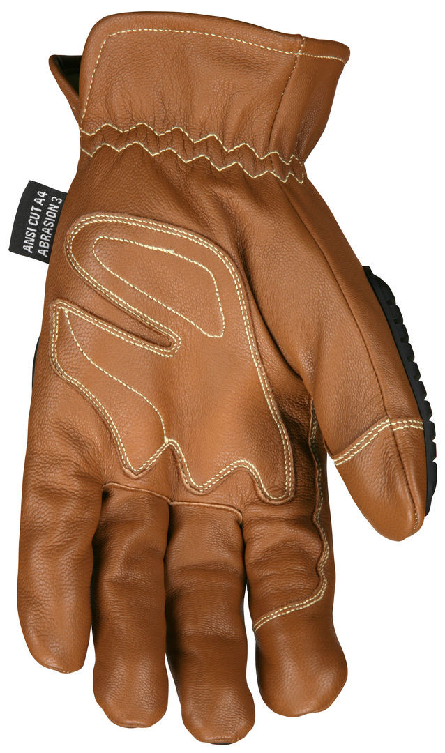 MU3634K - Leather Drivers Utility Work Gloves with TPR Back