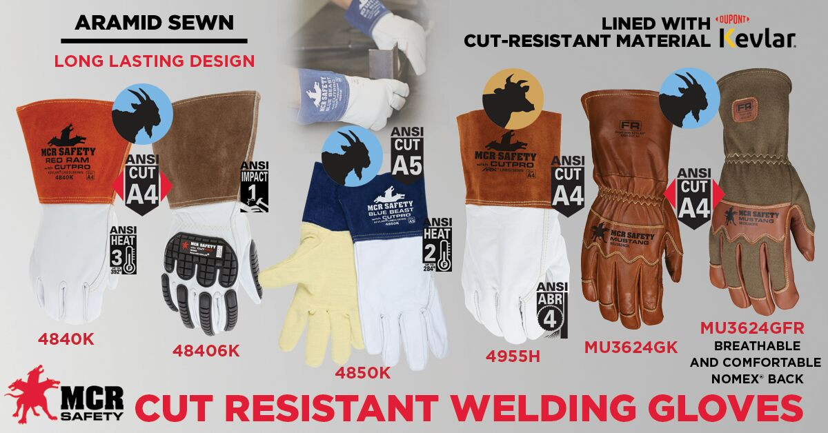 MU3624GK - Leather Utility Work Gloves