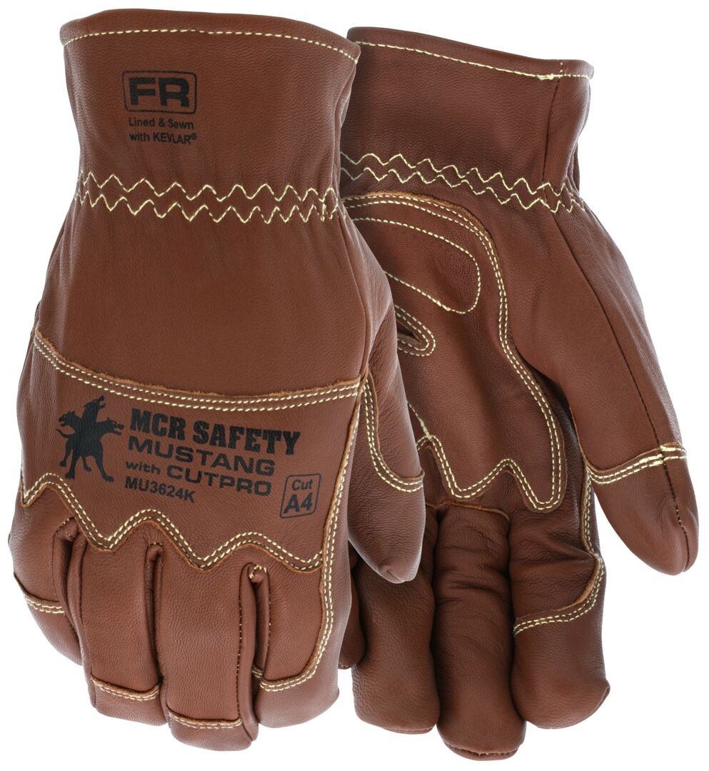 MU3624K - Leather Driver Utility Work Gloves