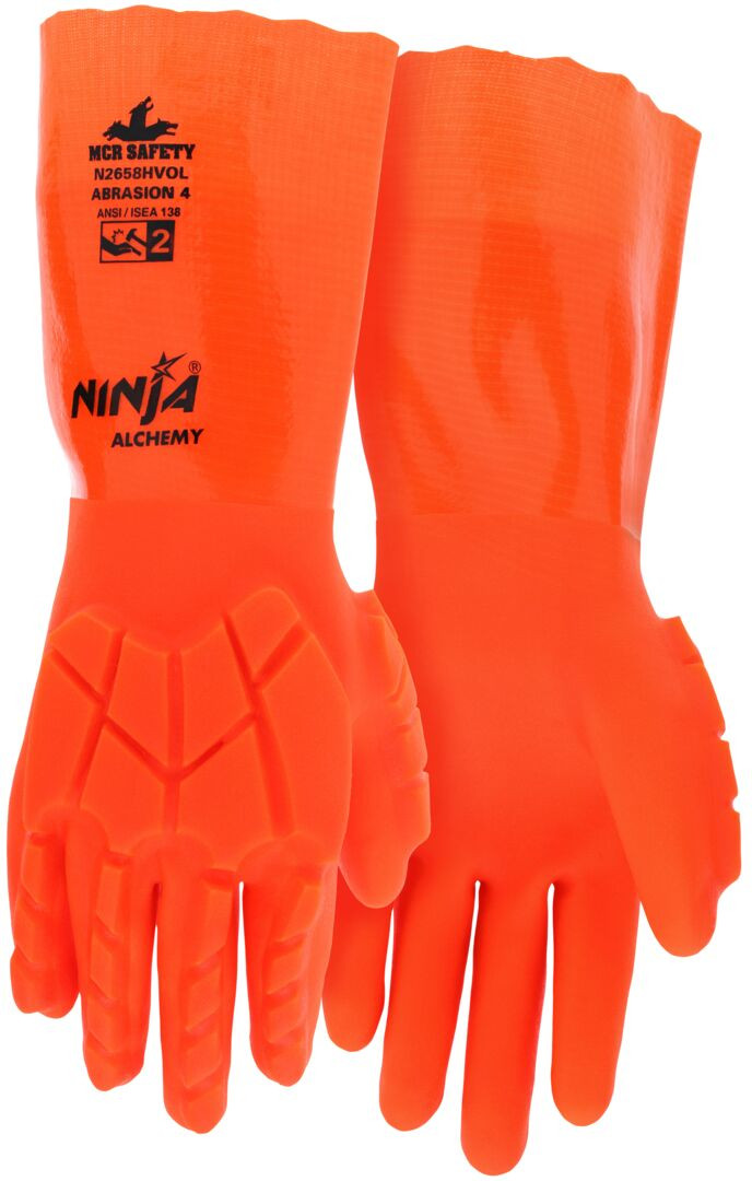 N2658HVO - Ninja® PVC Double Coated Work Gloves