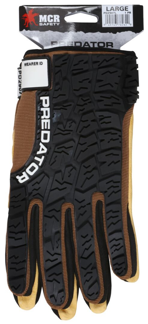 PD2907 - Mechanics Work Gloves TPR Back