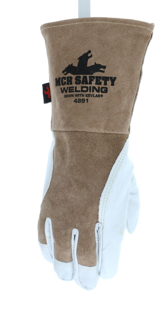 4891 - Premium Goatskin Leather Palm Work Gloves