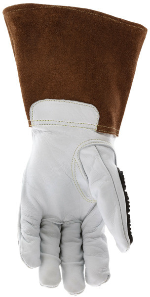48406 - Leather Welding Work Gloves TPR Back