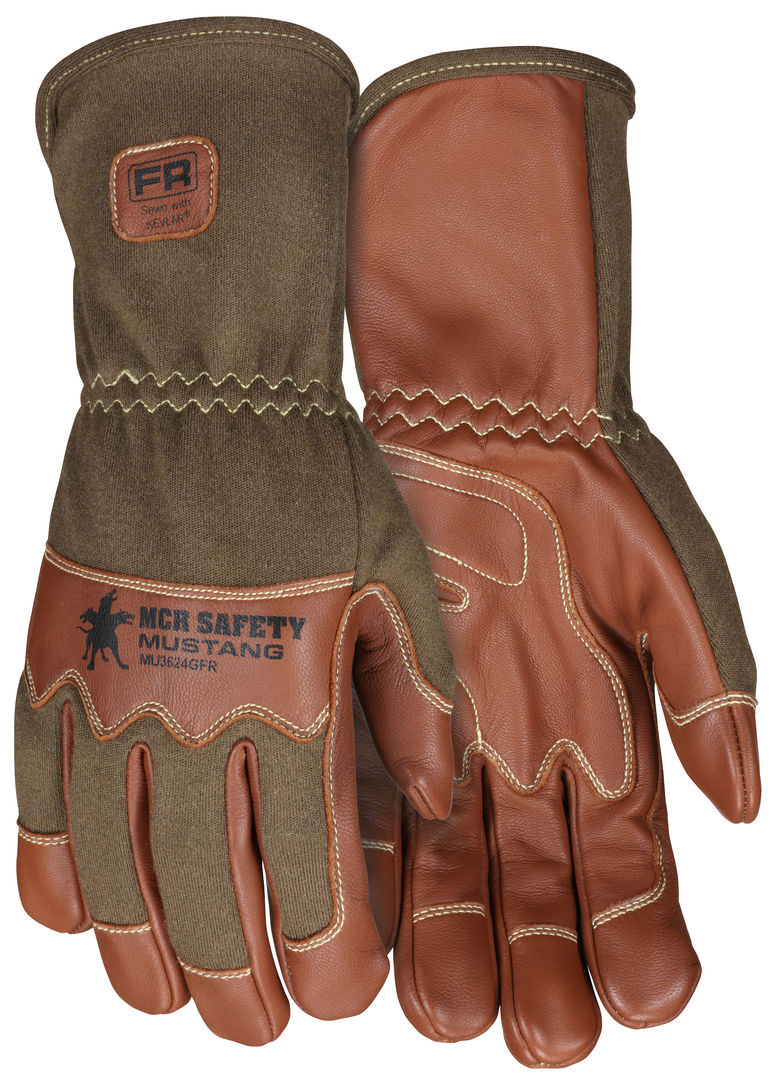 MU3624GFR - Utility Leather Drivers Work Gloves with Nomex® Back