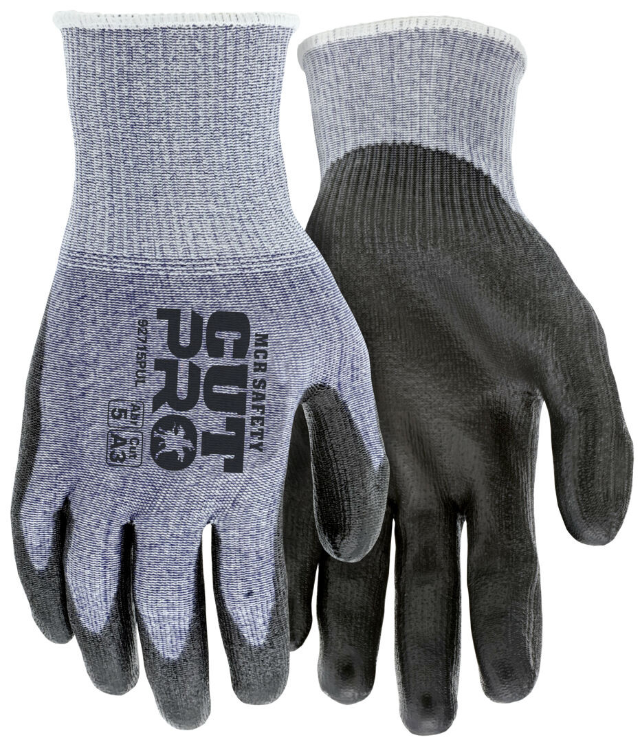 92715PU - PU Coated Cut Resistant Work Gloves