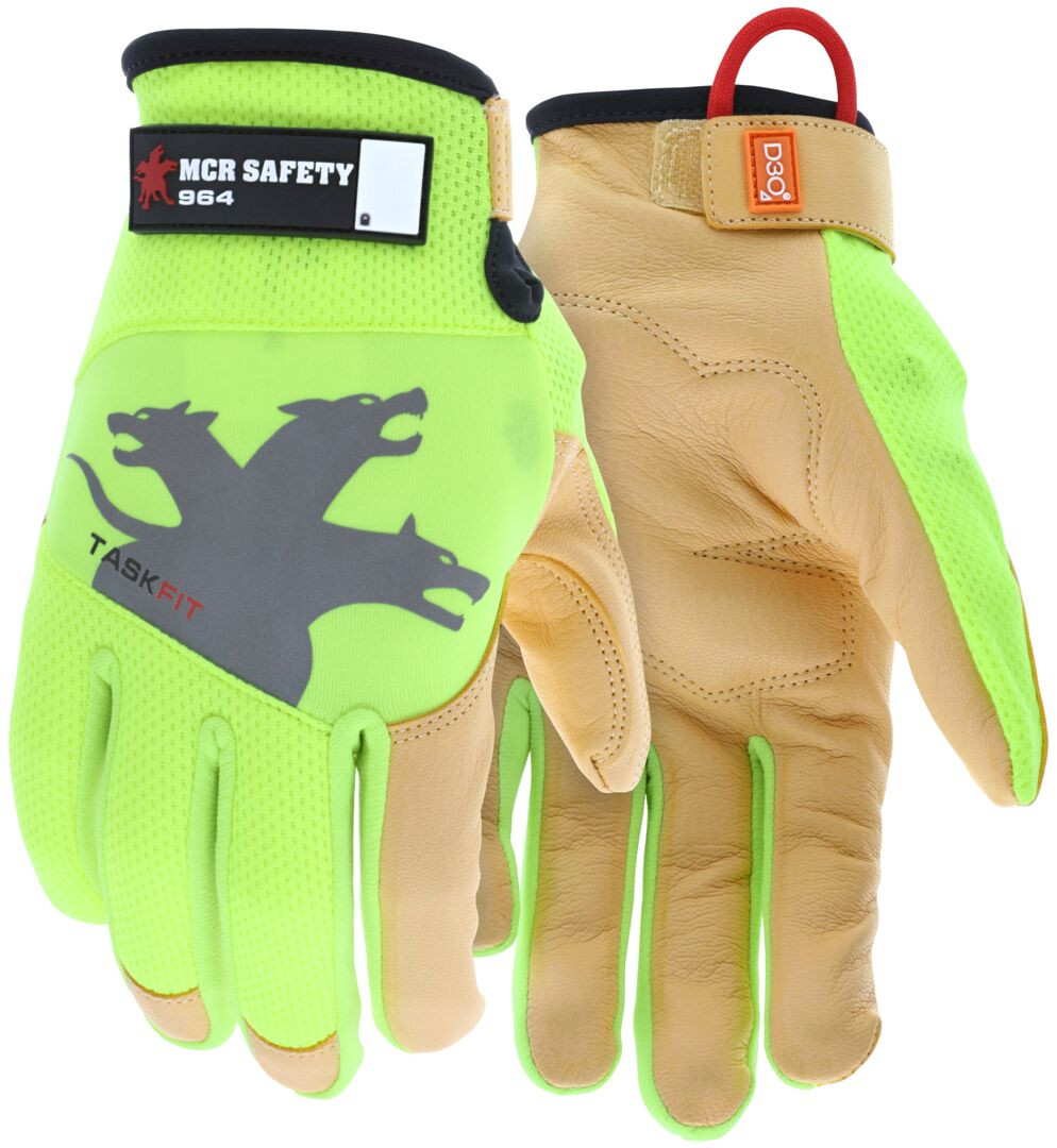 小物 Vaquera Four Finger Gloves Gold 964 - Mechanics Work Gloves Padded Palm
