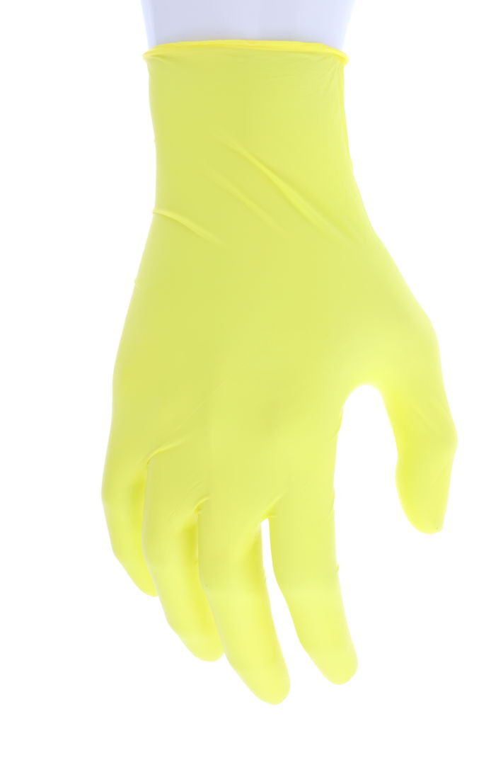 60035Y - Disposable Gloves - Yellow Nitrile