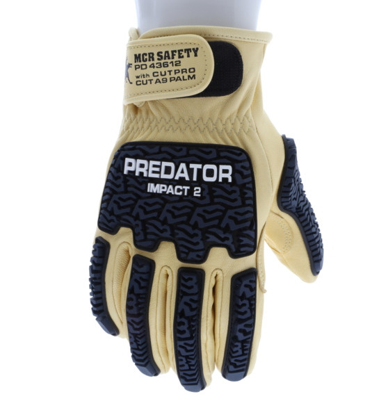 セキュリティ・セーフティ mick PD43612 - Mechanics Leather Work Gloves