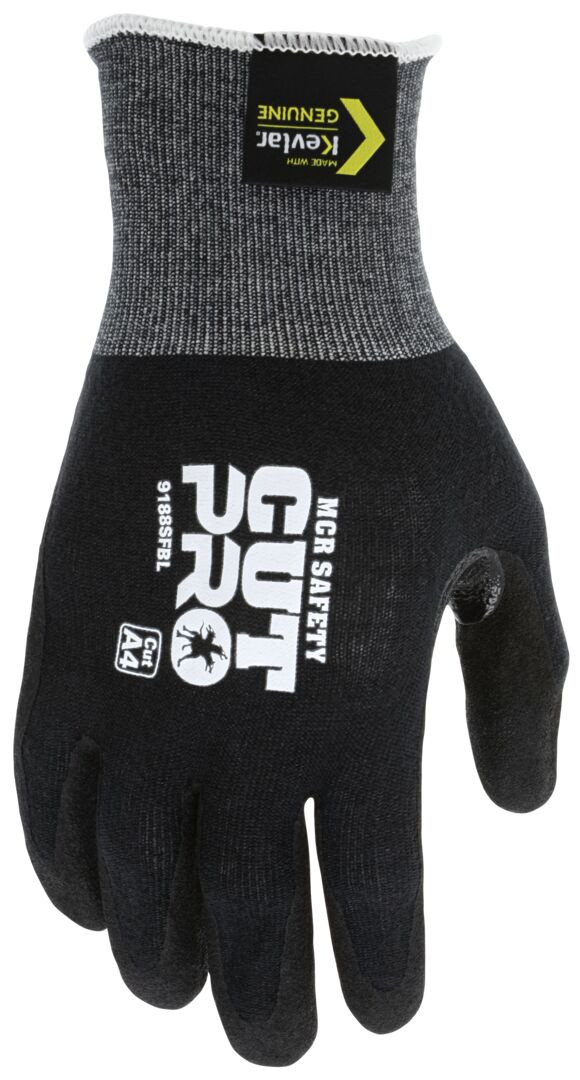 9188SFB - Black Kevlar® Cut Resistant Work Glove