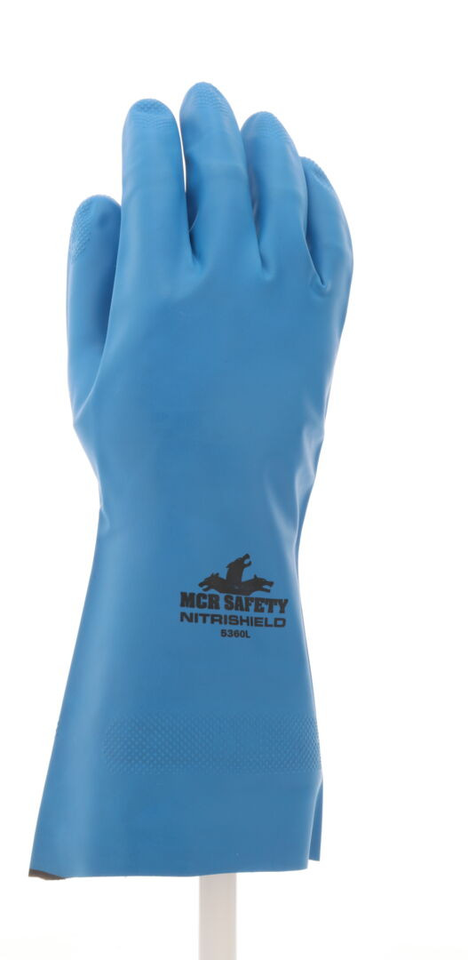 5360 - Unlined Blue NBR Rubber Gloves