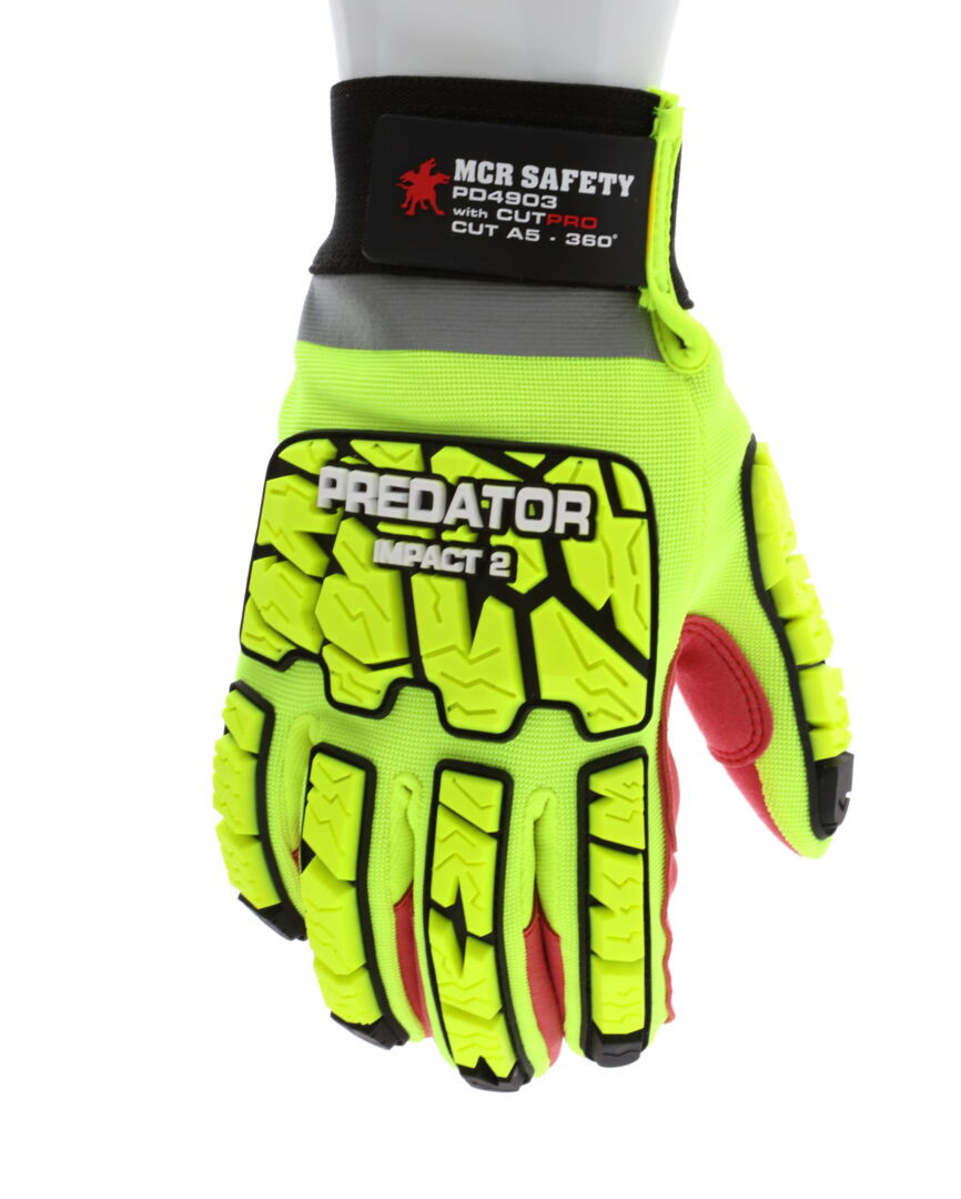 PD4903 - Mechanics Impact Resistant Leather Work Glove