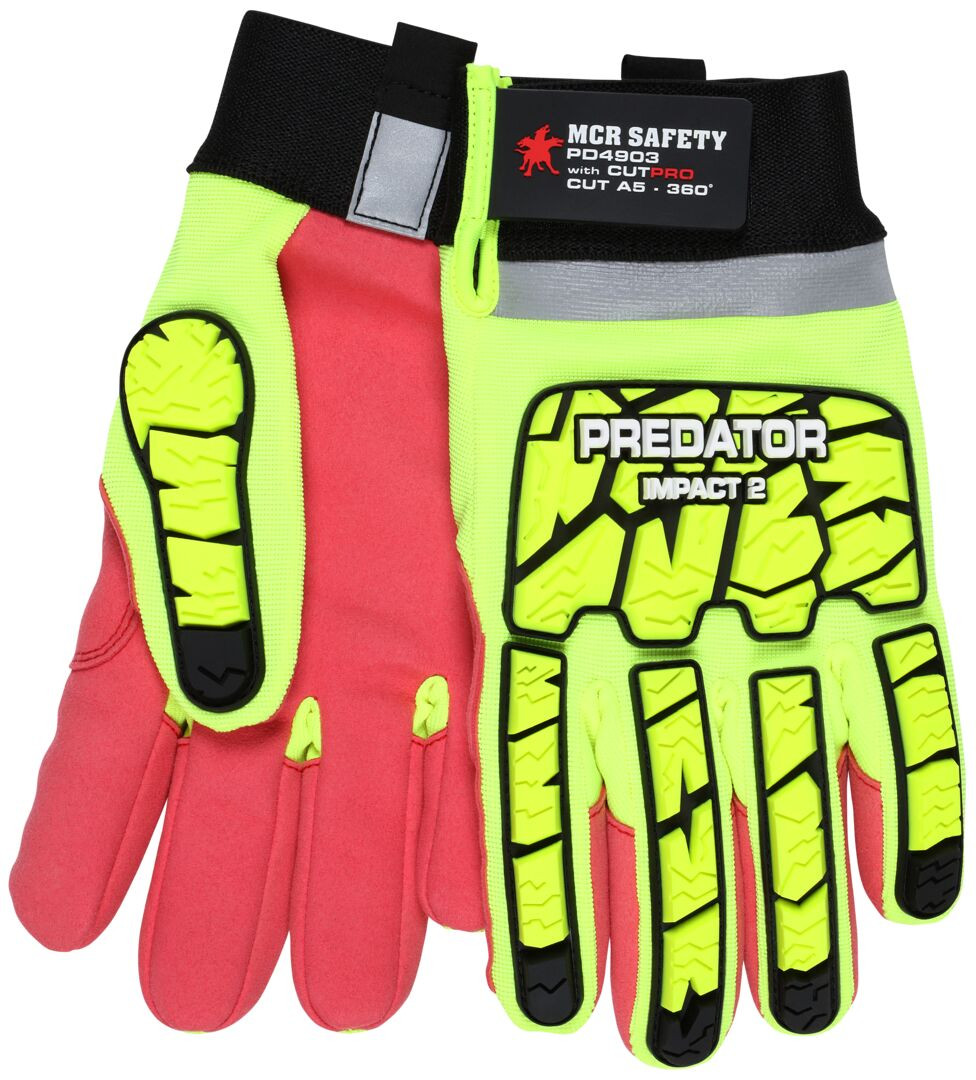 PD4903 - Mechanics Impact Resistant Leather Work Glove