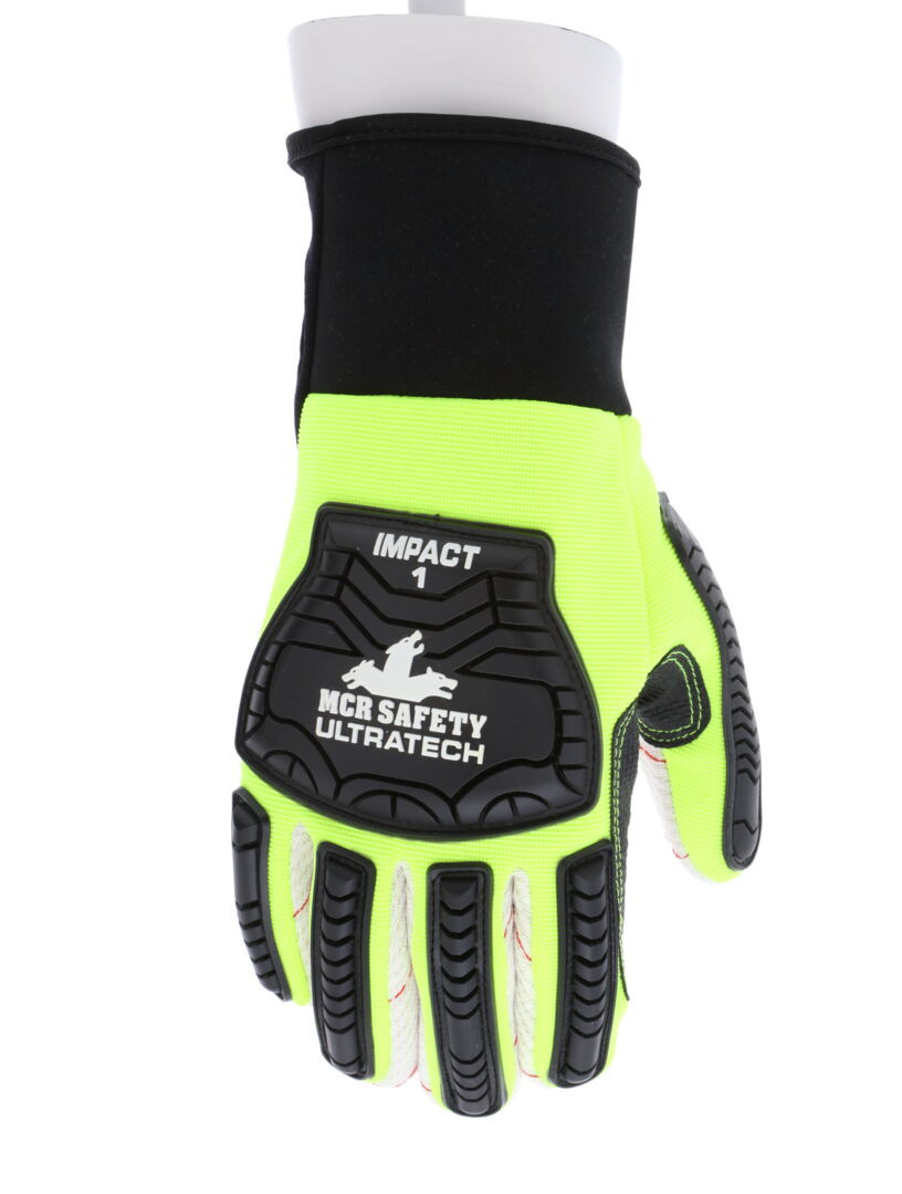 UT1901 - Impact Resistant Mechanics Work Gloves