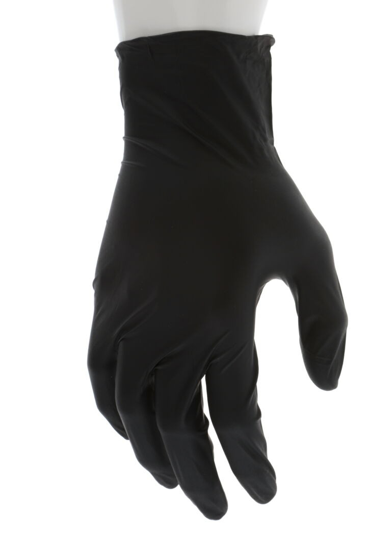 6006B - Black Disposable Nitrile Gloves