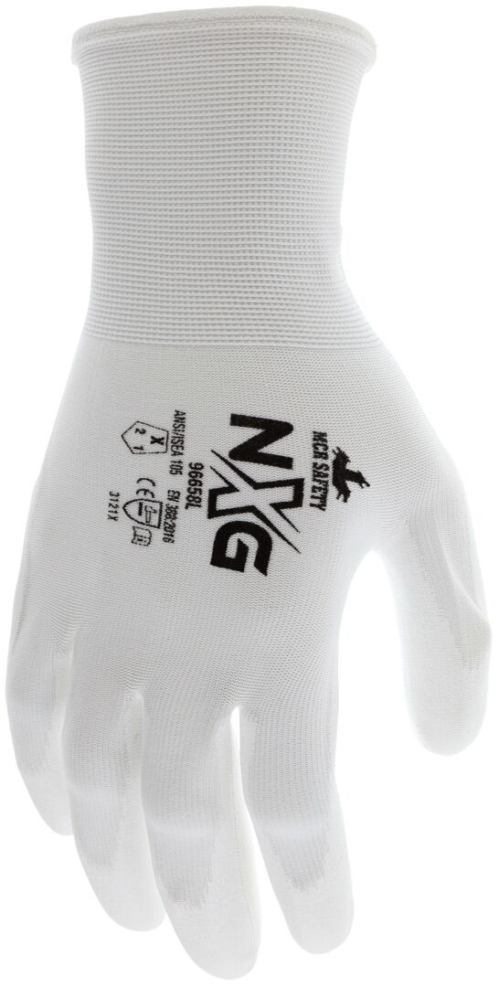 96658 - PU Coated Work Gloves 18 Gauge