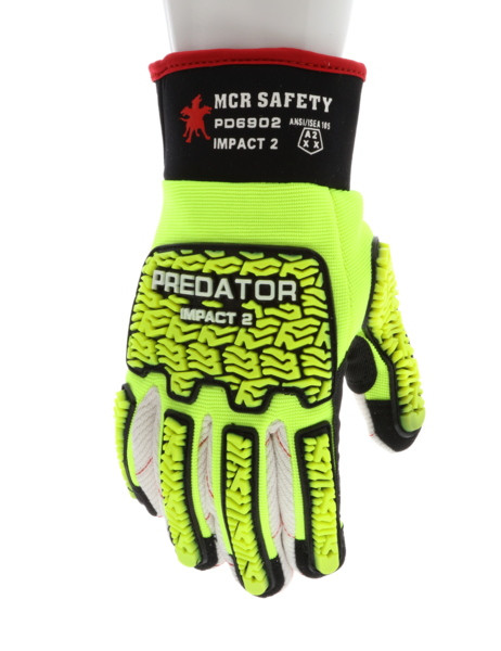 PD6902 - Predator® Mechanics Gloves - Hi-Visibility Work Gloves