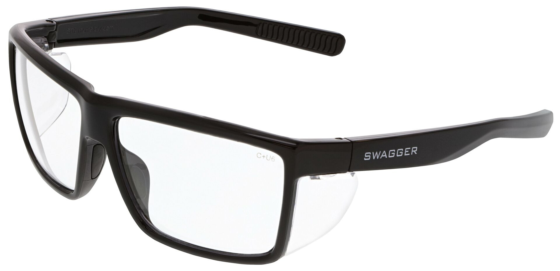 MCR Safety SWAGGER Gray Lens Safety Glasses - ANSI Z87+ Scratch Resistant-975662