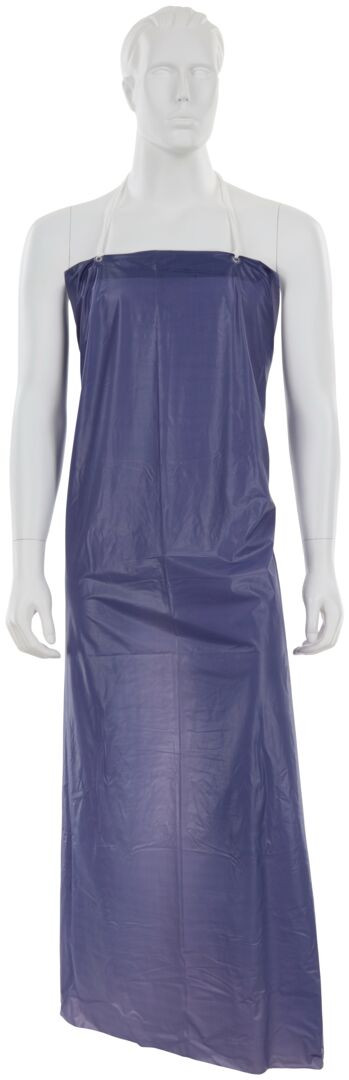 blue vinyl dress Vinyl Princess Overall Dress Suspenders Holographic main image 0