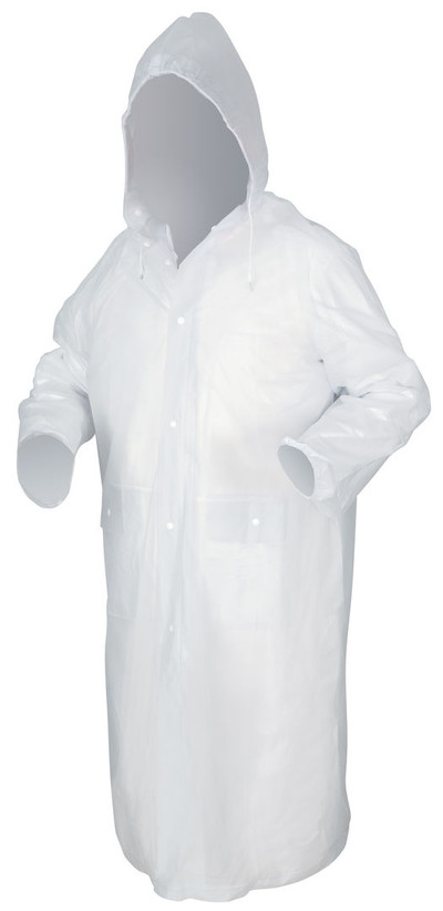O722 - 2 Piece Clear Waterproof Rain Suit