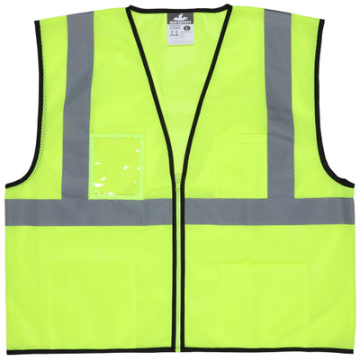 V2CL2MLZ - Class 2 Mesh Lime Safety Vest
