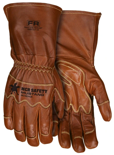 MU3634K - Leather Drivers Utility Work Gloves with TPR Back