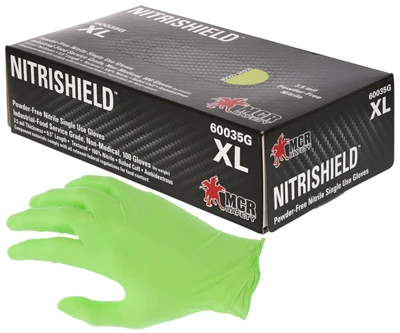 6060 - Disposable Gloves - Black Nitrile