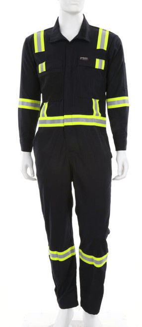 SBC2035 - Flame Resistant Blue Work Coveralls