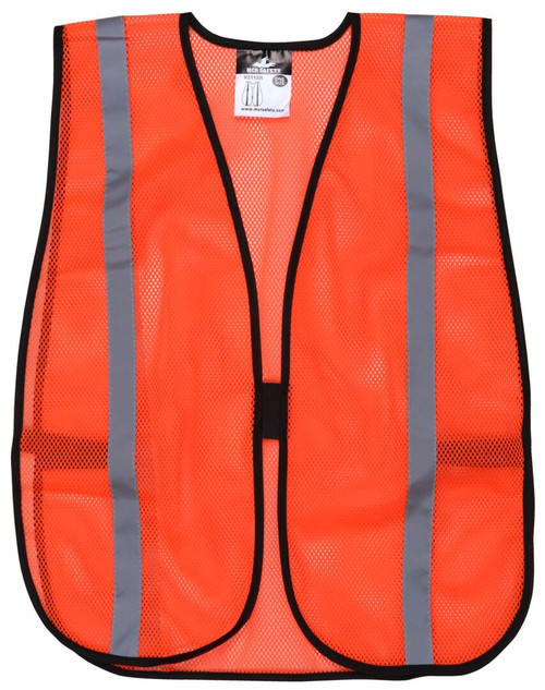 Prime Vest(マープ プライムベスト) オレンジ　サイズM V211R - Orange Reflective Hi-Visibility Mesh Safety Vest