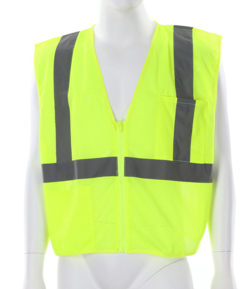 V2CL2MLZ - Class 2 Mesh Lime Safety Vest