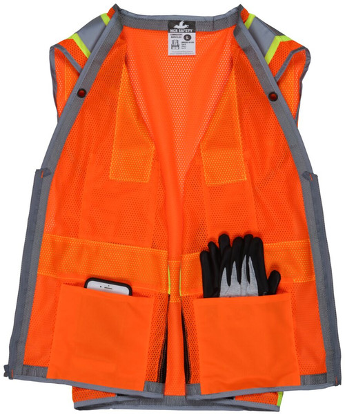 SURVCL2LS - Class 2 Lime Mesh Surveyor Safety Vest
