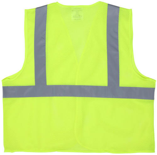 V2CL2ML - Class 2 Mesh Lime Safety Vest