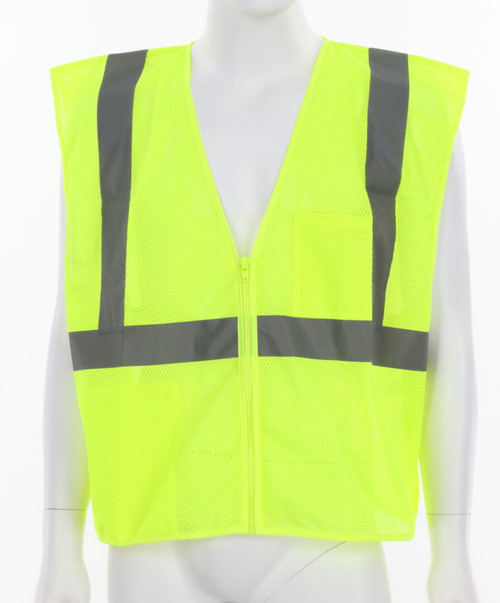 V2CL2MLZ - Class 2 Mesh Lime Safety Vest