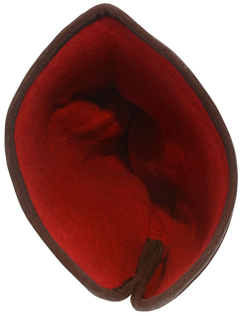 1205L_ - 1205L - 124294 - View of red fleece lining inside the 1205 leather palm work glove.