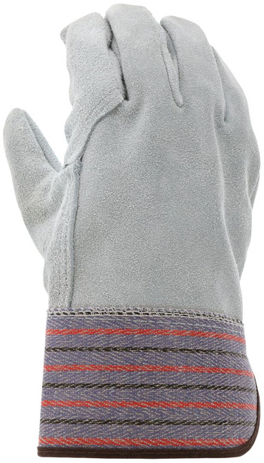1317_ - 1317 - 125353 - Back view of 1317 work gloves with full leather back and rubberized safety cuff