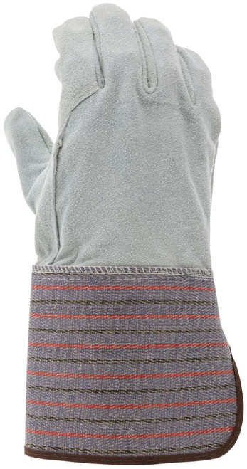 1318_ - 1318 - 125399 - Back view of 1318 work gloves with full leather back and long rubberized safety cuff