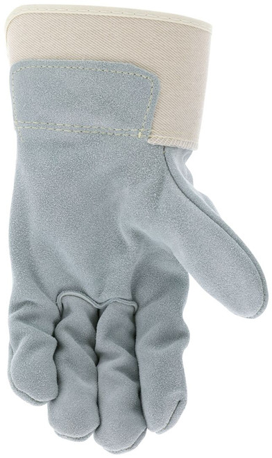 1717_ - 1717 - 123179 - Leather grip gloves palm view – premium split side leather enhances abrasion resistance and grip for heavy-duty material handling applications