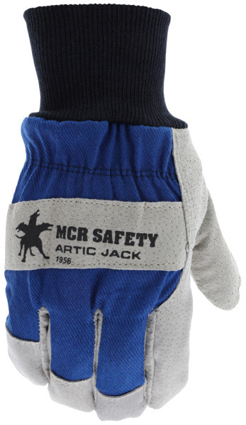 1956_ - 1956L - 144306 - Insulated work gloves back view – knit wrist design with Thermosock® lining provides warmth, comfort, and a secure fit in cold conditions