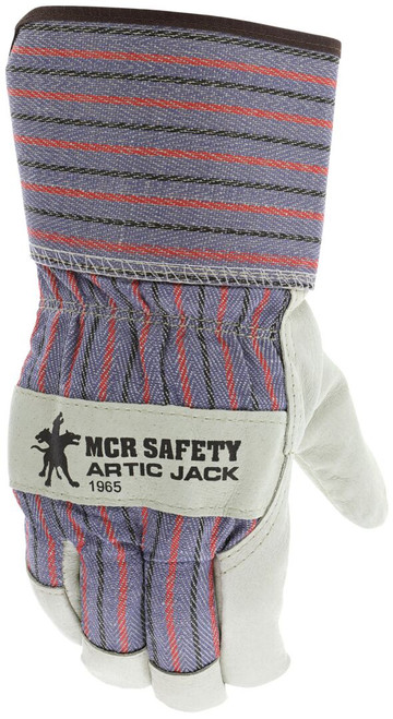 1965_ - 1965L - 123746 - Insulated work gloves back view – breathable fabric back with Thermosock® lining and 2.5-inch rubberized safety cuff for warmth and protection